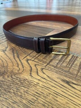 Womens Coach leather belt